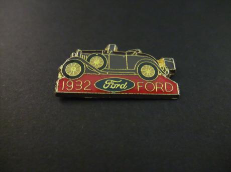 Ford 1932 oldtimer auto met logo